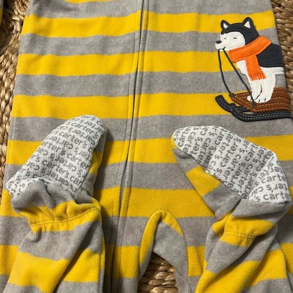 Carters Fleece Footed Pajama 18M - Picture 3 of 3